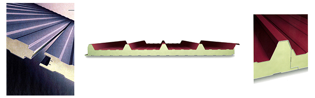Sandwichpaneele, Dachpaneele, Wandpaneele