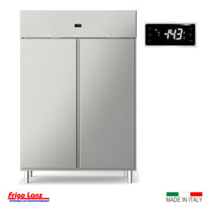 doppeltüriger Kühlschrank GN 2/1 steckerfertig -  Mod. BR 140 TNN  -  Temp. -2°/+8°C   Abm.: 1400 x 830 x 2080 /H mm   Fabr. POLARIS  -  Serie Brick