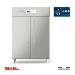 doppeltüriger Kühlschrank GN 2/1 steckerfertig -  Mod. MM 140 TNN  -  Temp. -2°/+8°C   Abm.: 1400 x 830 x 2080 /H mm   Fabr. POLARIS  -  Serie MasterMax