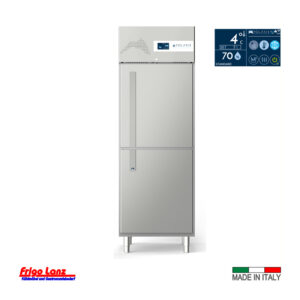 Kühlschrank mit 2 Halb-Türen GN 2/1 steckerfertig -  Mod. MM 72 TNN  -  Temp. -2°/+8°C   Abm.: 700 x 830 x 2080 /H mm   Fabr. POLARIS  -  Serie MasterMax