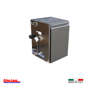 Getränkekühlpult zentralgekühlt - Mod. Gp 1T - ohne Aggregat mit E-Ventil R513a mit 1 Tür Anschlüsse links, Abm.:  580+80 x 685 x 850 /H mm, Fabr. PRIMAX