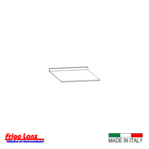 Aufpreis für Cr.Ni.Stahl Arbeitsplatte, Aufgebördelte Ausführung mit rückwärtigem Wandhochzug h.100mm, Stärke 40mm, Abm.: 1520 x 700 x 140 /H mm, Fabr. PRIMAX