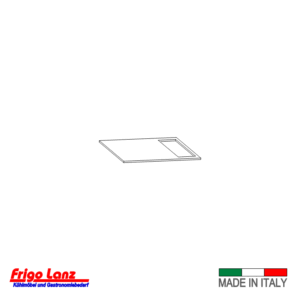 Aufpreis für Cr.Ni.Stahl Arbeitsplatte, Glatte Ausführung, Stärke 40mm, mit Ausschnitt für Flaschenkühler, Abm.: 1520 x 700 x 40 /H mm, Fabr. PRIMAX
